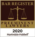 Bar Register | Preeminent Lawyers | 2020 | Martindale-Hubbell